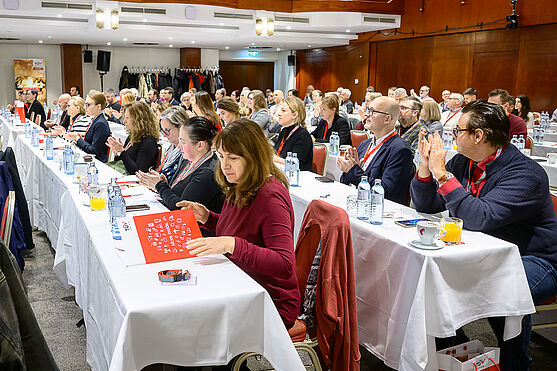 Das Publikum der Veranstaltung.