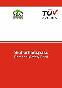 Cover SCC Personal Safety Logbook