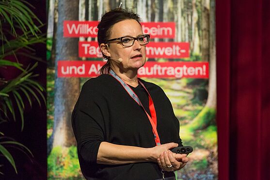 Die Photovoltaik-Strategie der Stadt Wien stand auf Susanne Häßlers (Stadt Wien-Energieplanung) Agenda. <br />
