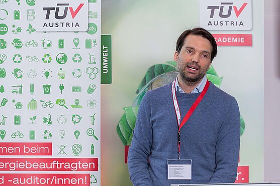 Stephan Abermann vom AIT Austrian Institute of Technology, Center for Energy präsentierte einen interessanten Ausblick auf die Energieträger der Zukunft.<br />