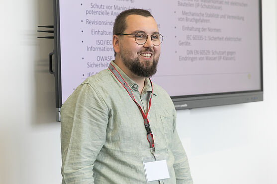 Markus Benedikt (LieberLieber Software GmbH) sprach über Modellversionierung mit LemonTree: Integration von Safety- und Security-Standards.<br />