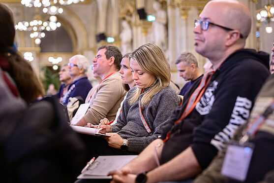 Aufnahme vom Publikum