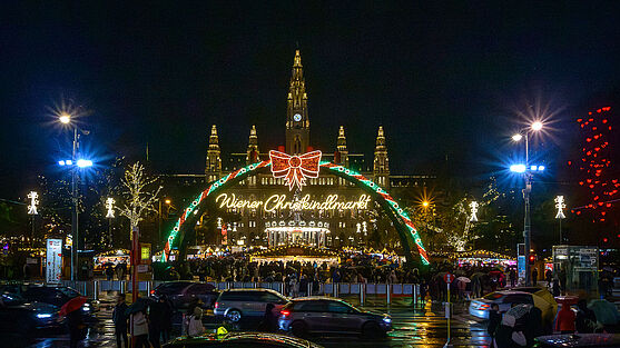 Adventmarkt vor dem Wiener Rathaus