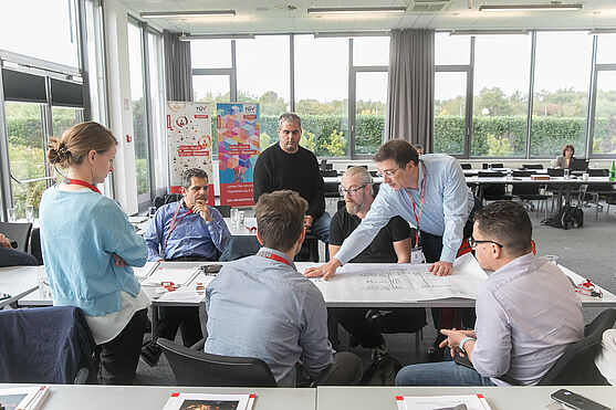 Runde zwei des Workshops fand direkt im Anschluss an eine kurze Nachmittagspause statt und motivierte wieder zu Interaktivität und gegenseitigem Austausch.<br />