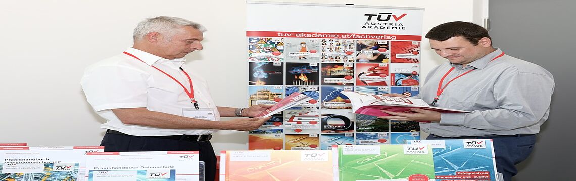 Ergänzend zur Fachtagung das passende Fachbuch oder Skriptum. Der TÜV AUSTRIA Fachverlag macht`s möglich.