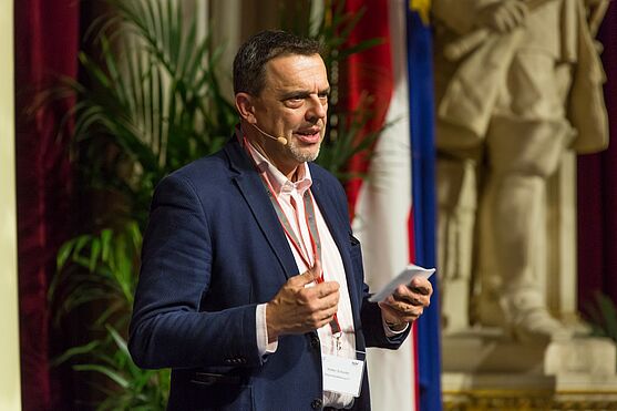 Walter Schuster, Wien Digital, referierte über die IT-Strategie im Einkauf <br />