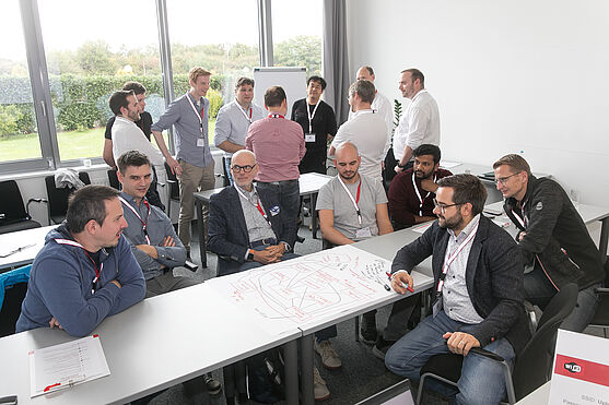 Nach der Mittagspause ging es weiter mit der ersten Runde eines spannenden Workshops!<br />