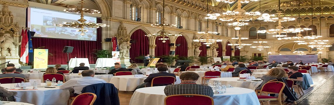 Erstmalig fand der Expertentag im Wiener Rathaus sowohl vor Ort, als auch online per Livestream statt.