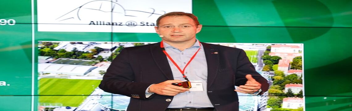 Challenges haben nicht nur die Fußballer zu meistern. Der Stadionmanger Bernd Kreuzinger vom Allianz Stadion weiß, wie`s geht!