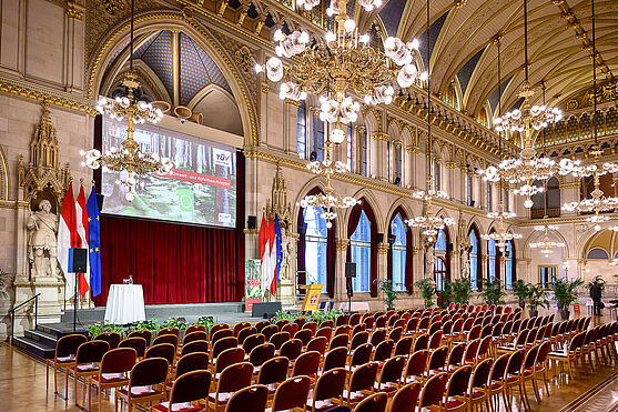 Festsaal im Wiener Rathaus