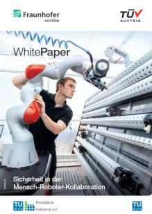 Cover Whitepaper Sicherheit in der Mensch-Roboter-Kollaboration